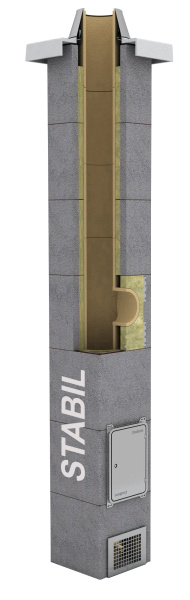Schiedel STABIL - jednoprůduchový komín průměr 20 cm